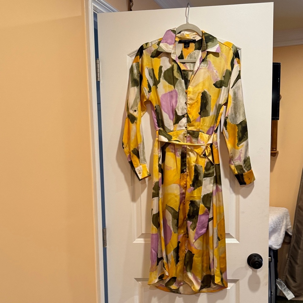 French Connection Multicolor Long Sleeve Dress